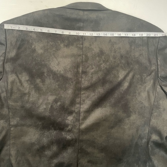 Michael Kors Mens 50R Black Faux Suede Sport Coat Dinner Jacket - Picture 12 of 12